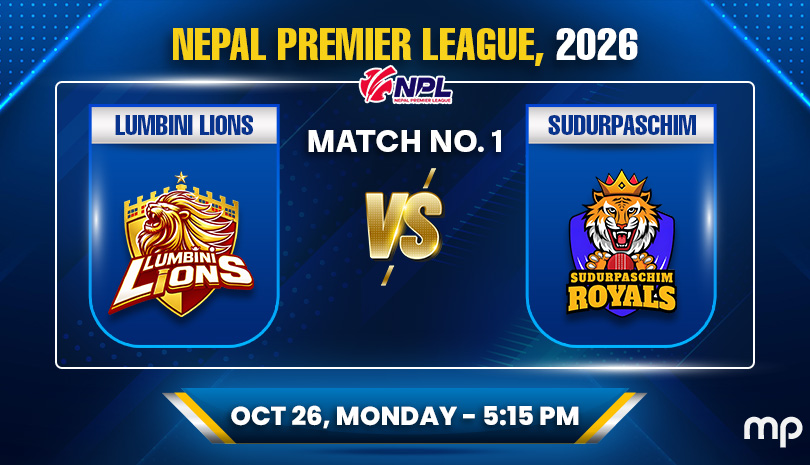 Nepal Premier League: Lumbini Lions vs Sudurpaschim Royals